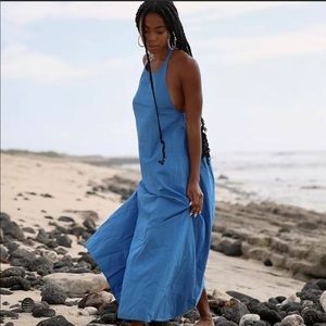 NWOT Free People Beachside Tide Maxi Dress sz S